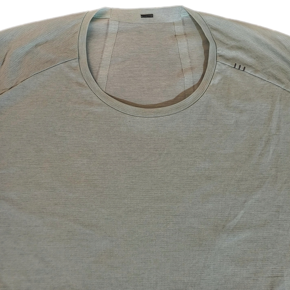 Lululemon \ Fast & Free SS T / XL / Heathered Delicate Mint - Picture 2 of 9